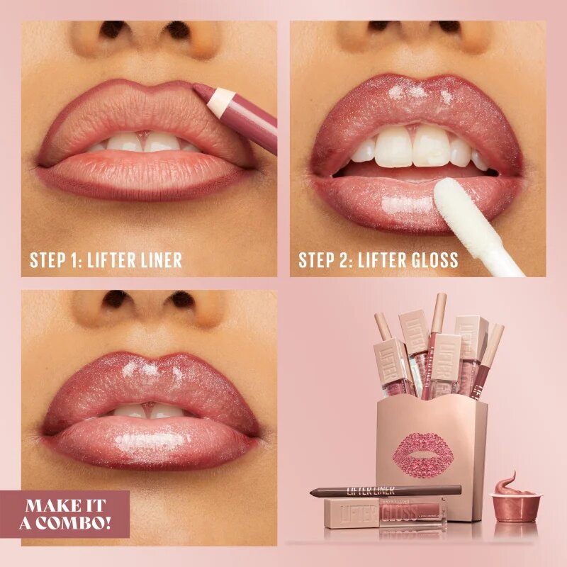 MAYBELLINE NEW YORK Lifter Liner молив-контур за устни с хидратиращ ефект цвят 010 Main Character 1.2 гр.