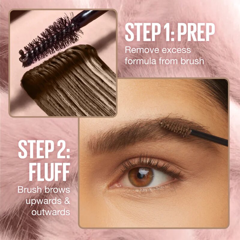 MAYBELLINE NEW YORK Super Fluff Mousse гел за вежди цвят 260 Deep Brown 5 мл.