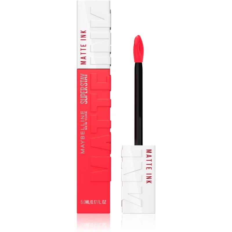 MAYBELLINE NEW YORK SuperStay Matte Ink матиращо течно червило за дълготраен ефект цвят 25 Heroine 5 мл.