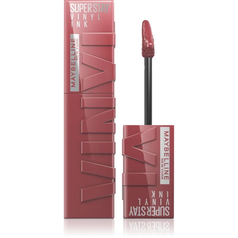 MAYBELLINE NEW YORK SuperStay Vinyl Ink дълготрайно течно червило 40 WITTY 4.2 мл.