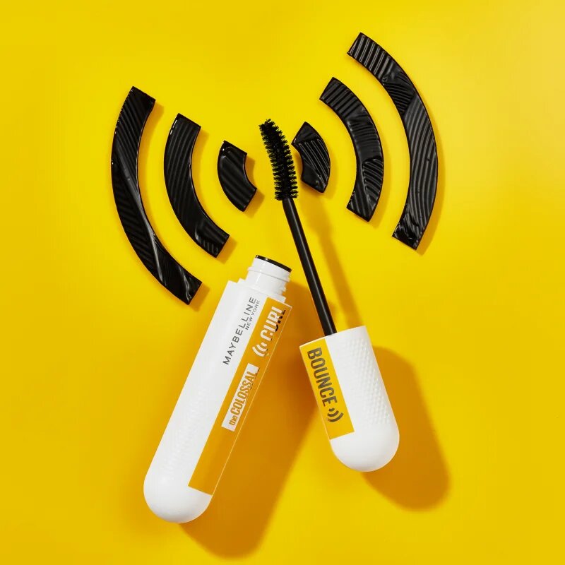 MAYBELLINE NEW YORK The Colossal Curl Bounce спирала за обем и извиване на мигли цвят 01 - Black 10 мл.