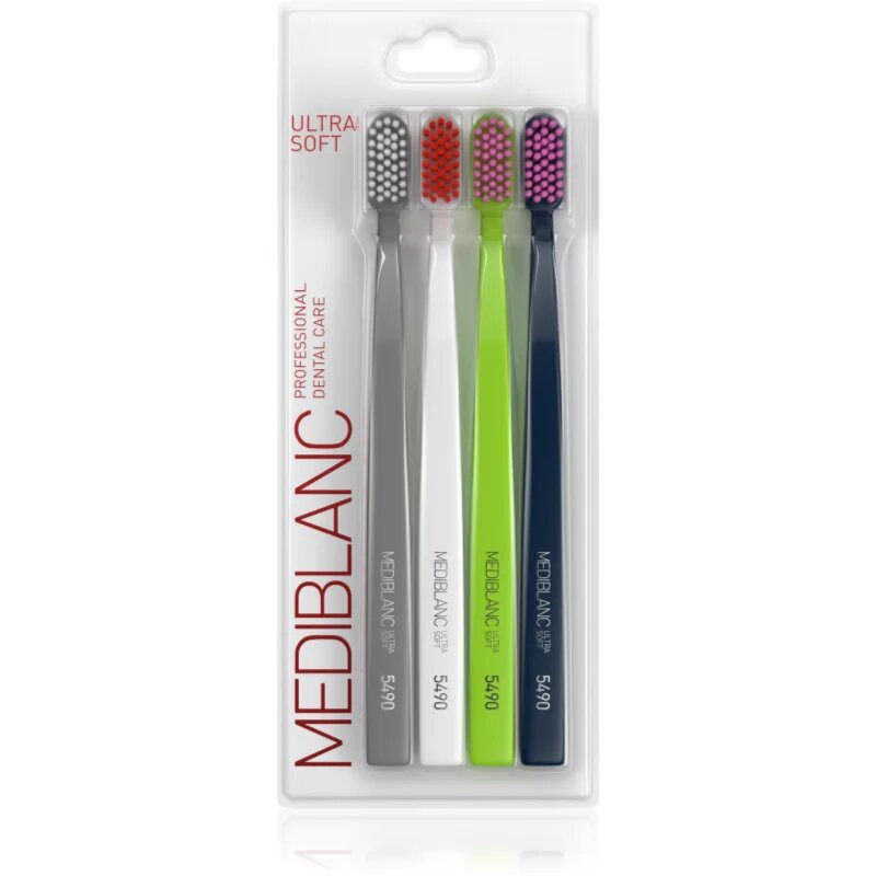 MEDIBLANC 5490 Ultra Soft четки за зъби ултра софт 4 бр.