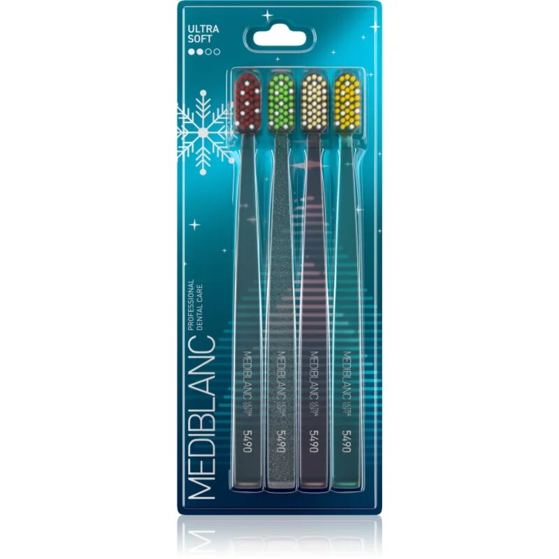 MEDIBLANC 5490 Ultra Soft Limited edition четки за зъби ултра софт 4 бр. лимитирано издание 4 бр.