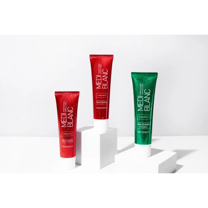 MEDIBLANC Dental Care White Time Set Комплект за дентална грижа за искрящи бели зъби 3x100 мл.