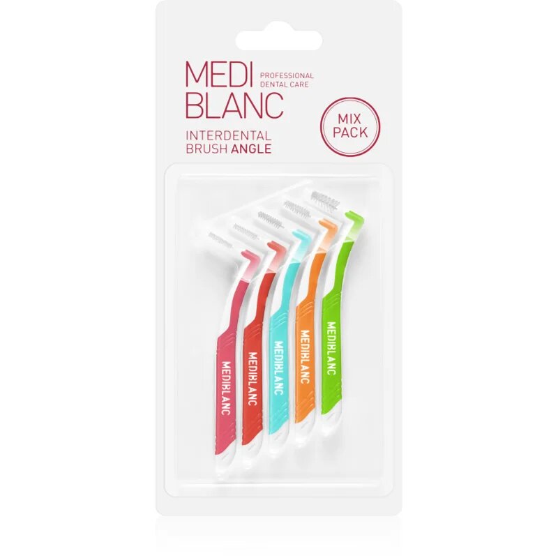 MEDIBLANC Interdental Pick-brush Angle междузъбна четка 9 бр Mix kit 5 бр.