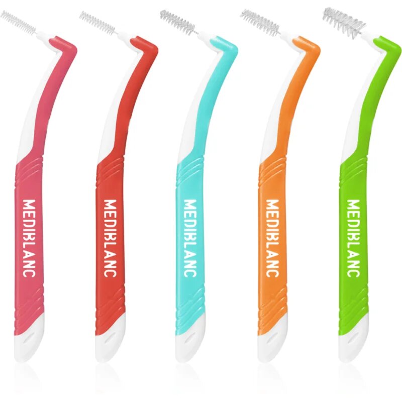 MEDIBLANC Interdental Pick-brush Angle междузъбна четка 9 бр Mix kit 5 бр.