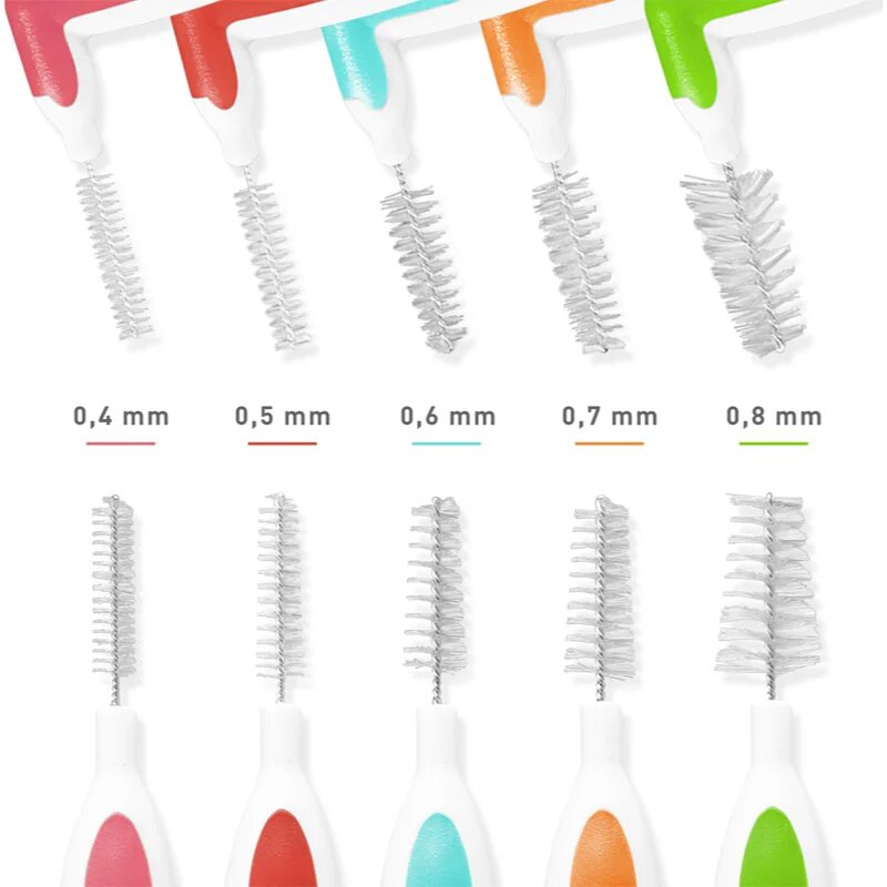 MEDIBLANC Interdental Pick-brush Angle междузъбна четка 9 бр Mix kit 5 бр.