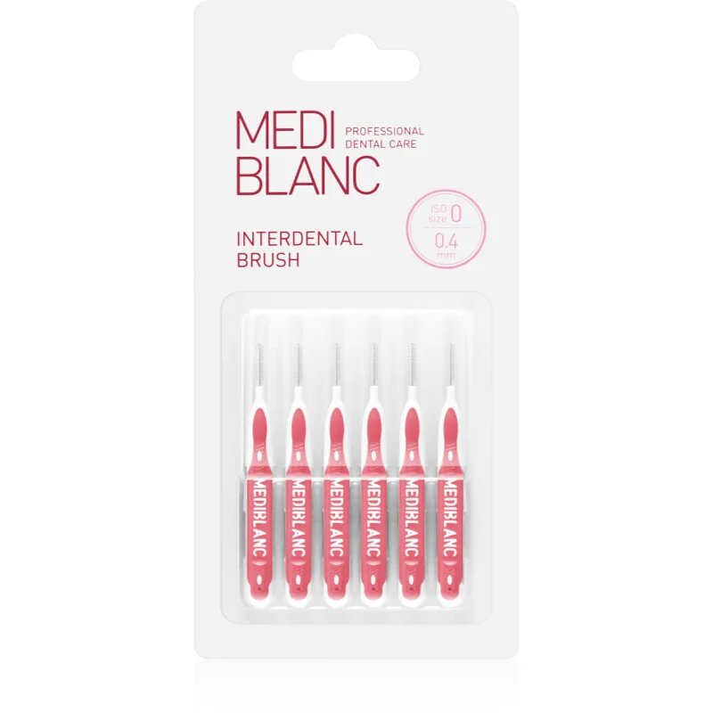 MEDIBLANC Interdental Pick-brush междузъбна четка 04 mm Pink 6 бр.