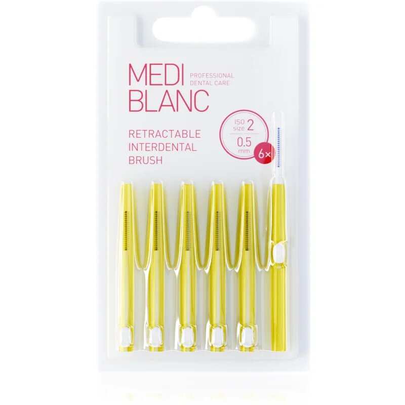 MEDIBLANC Interdental TB Pull Out System 0.5mm изваждаща се интердентална четка 6 бр.