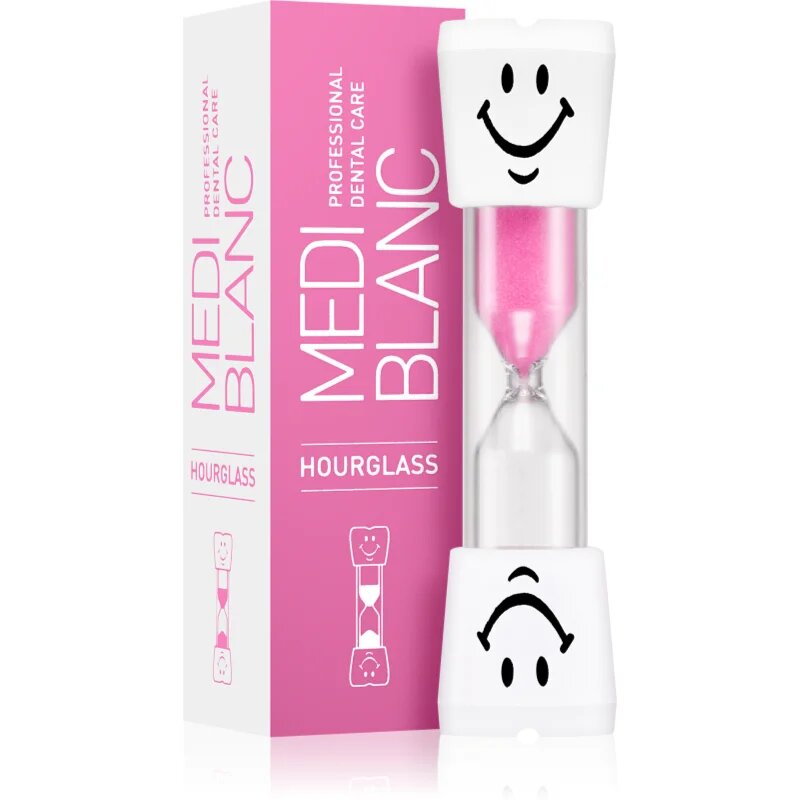 MEDIBLANC KIDS Hourglass пясъчен часовник за деца Pink 1 бр.