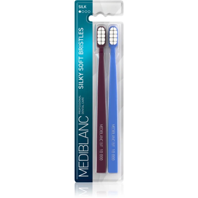 MEDIBLANC Toothbrush Silk четка за зъби с фини влакна 2 бр.