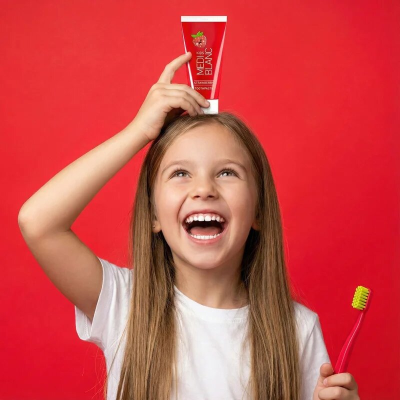MEDIBLANC Toothpaste KIDS детска паста за зъби Strawberry 50 мл.