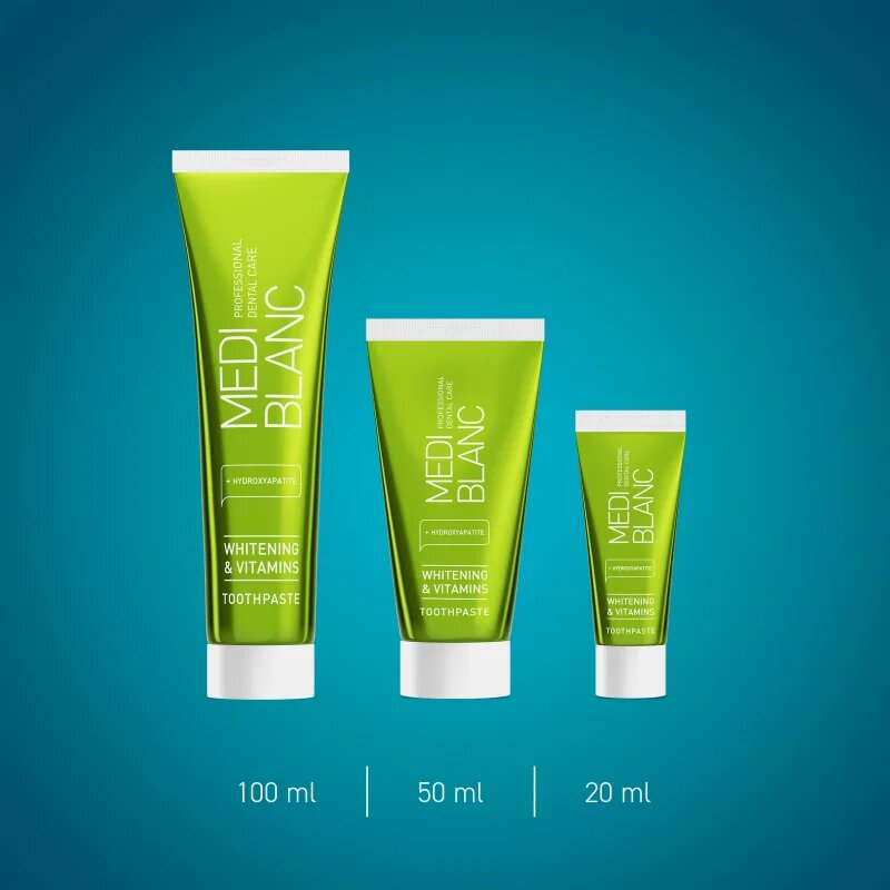 MEDIBLANC Toothpaste Vitamin-Enriched избелваща паста с витамини 100 мл.