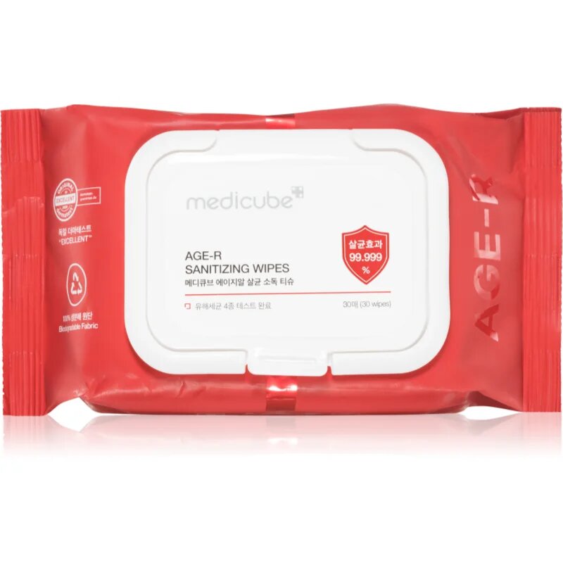 Medicube Age-R Sanitizing Wipes мокри кърпички 30 бр.