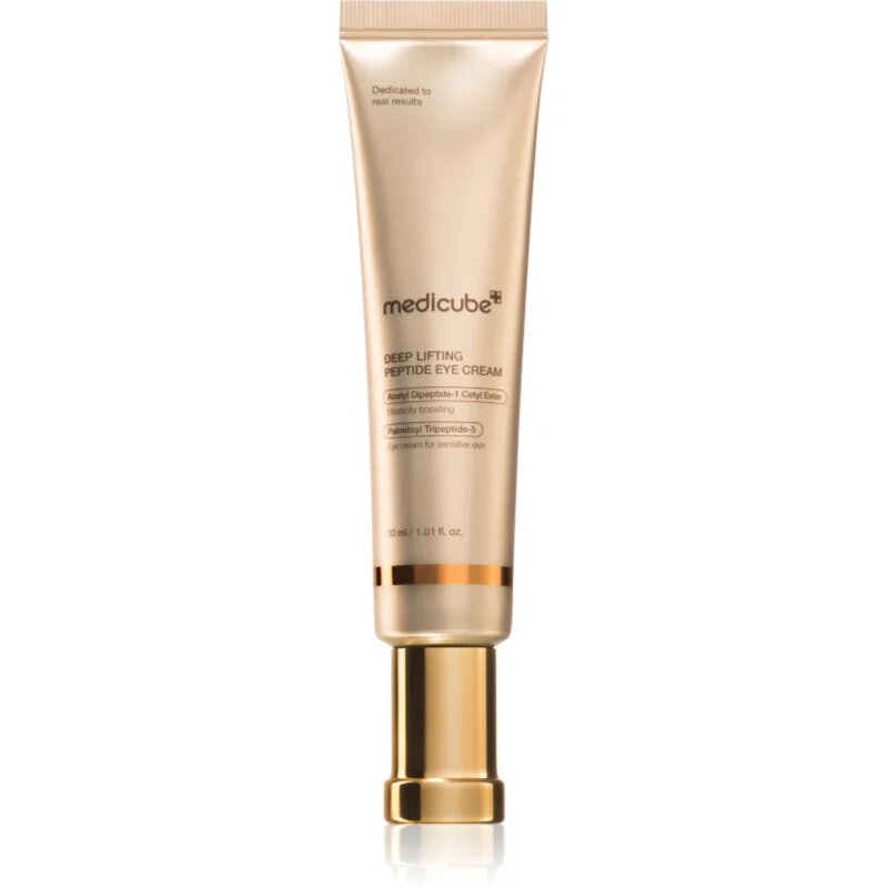 Medicube Deep Lifting Peptide Eye Cream интензивен крем за околоочния контур против бръчки и тъмни кръгове 30 мл.