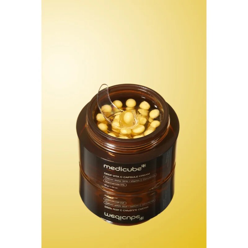 Medicube Deep Vita C Capsule Cream озаряващ крем за лице с хиперпигментация 55 гр.