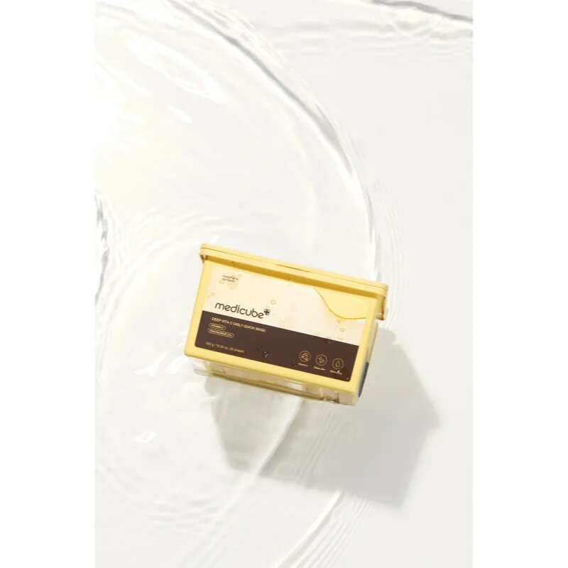 Medicube Deep Vita C Daily Quick Mask хидратираща платнена маска да уеднакви цвета на кожата голяма опаковка 30 бр.