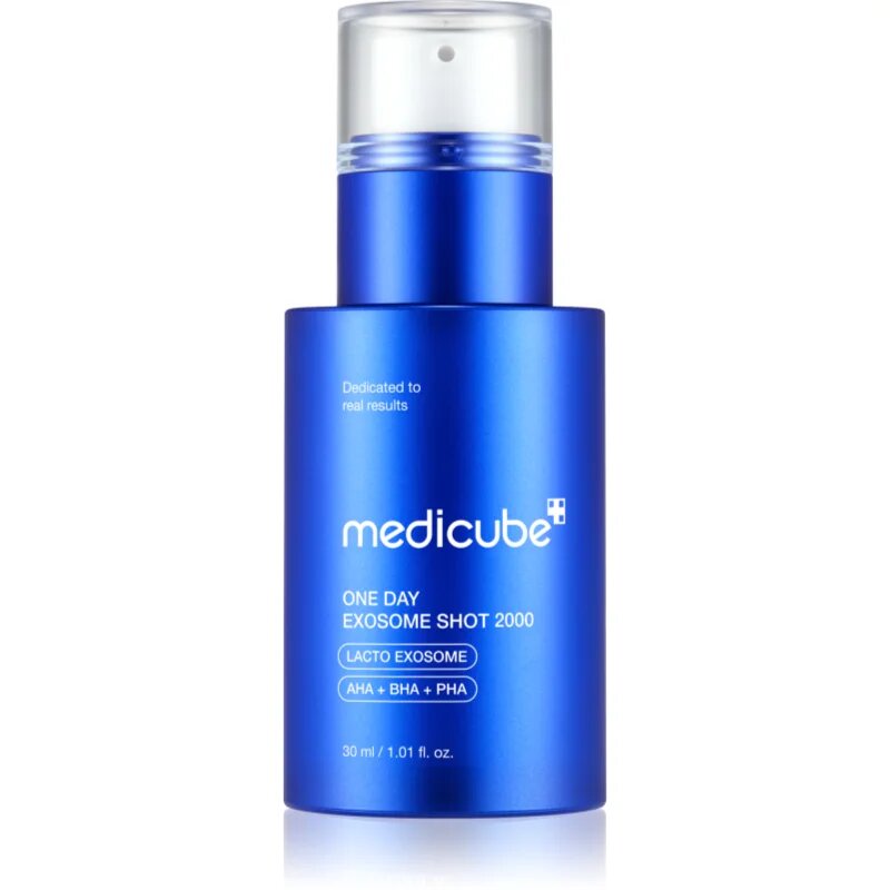 Medicube One Day Exosome Shot 2000 интензивно регенериращ серум за освежаване и изглаждане на кожата 30 мл.