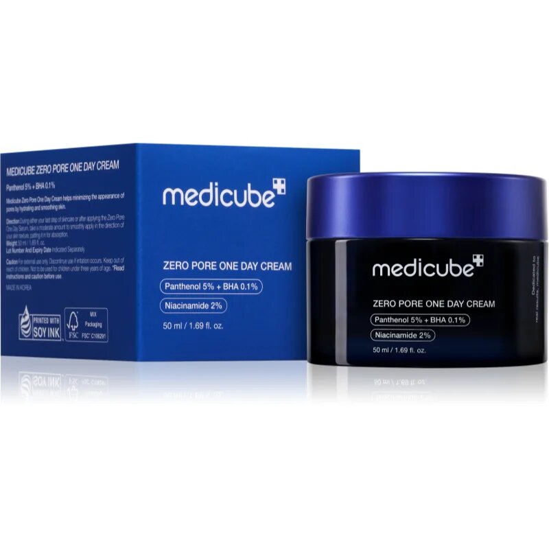 Medicube Zero Pore One Day Cream лек хидратиращ крем за стягане на порите 50 мл.
