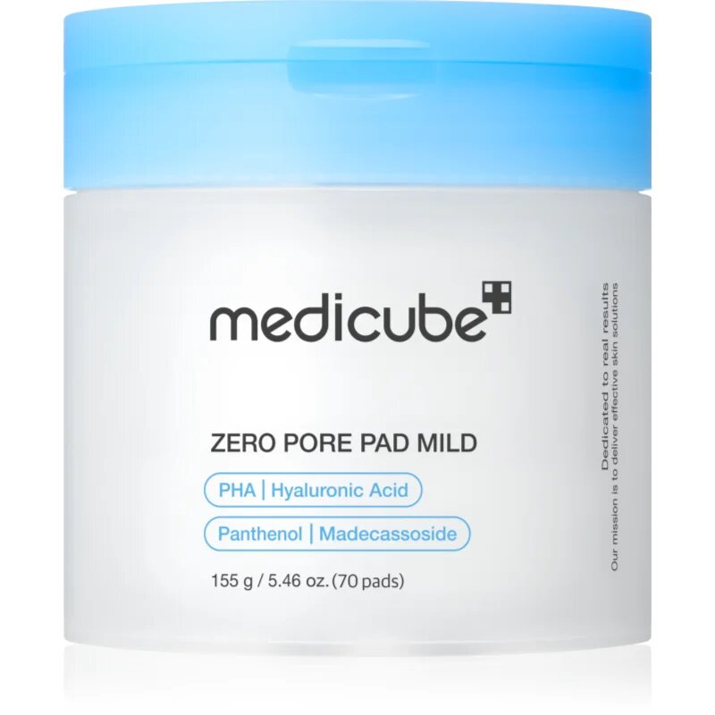 Medicube Zero Pore Pad Mild ексфолиращи тампони за лице за чувствителна кожа на лицето 70 бр.