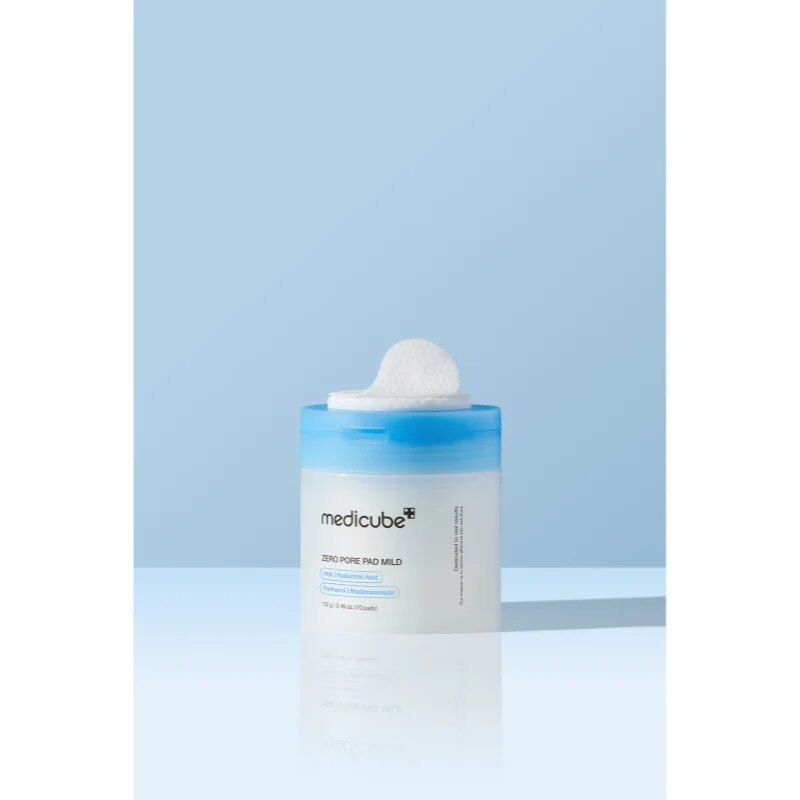 Medicube Zero Pore Pad Mild ексфолиращи тампони за лице за чувствителна кожа на лицето 70 бр.