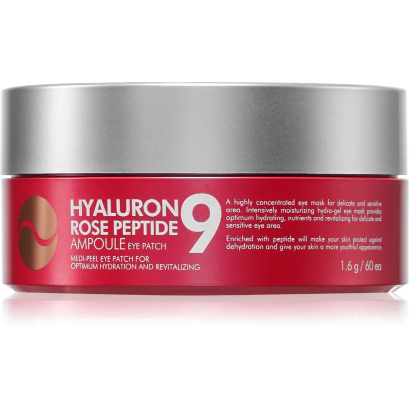 MEDIPEEL+ Hyaluron Rose Peptide 9 силиконови подплънки за зоната под очите 60 бр.