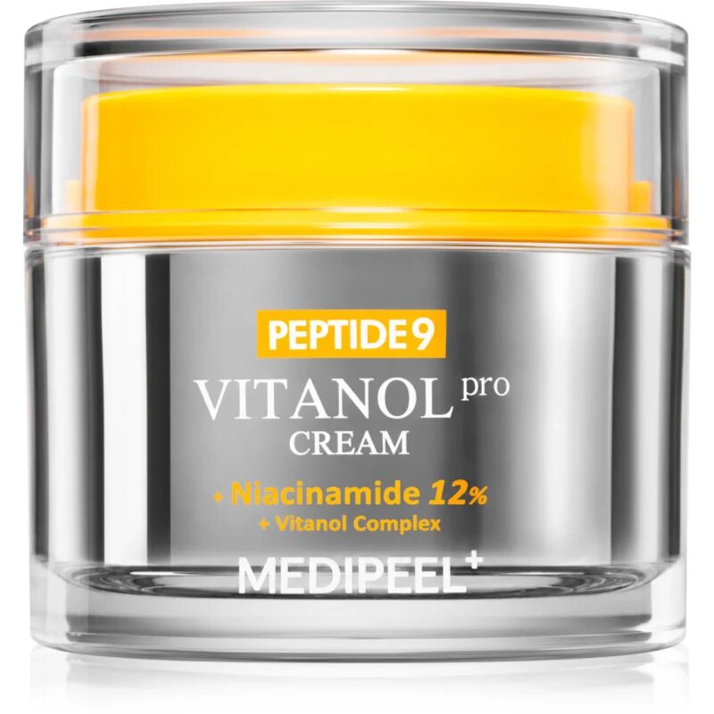 MEDIPEEL+ Peptide 9 Vitanol Cream Pro уеднаквяващ крем против признаци на стареене 50 гр.