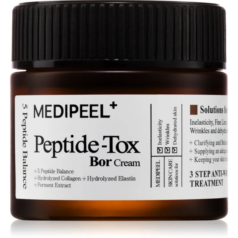MEDIPEEL+ Peptide-Tox Bor-Cream интензивен подхранващ крем за стягане на кожата 50 гр.