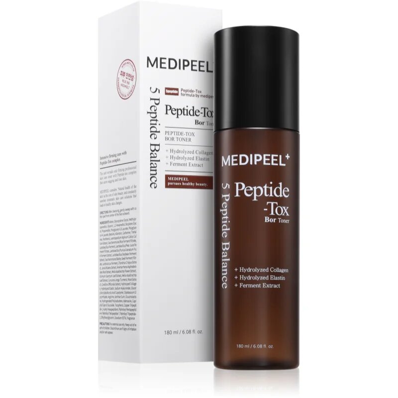 MEDIPEEL+ Peptide Tox хидратиращ и лифтинг тоник за лице 180 мл.