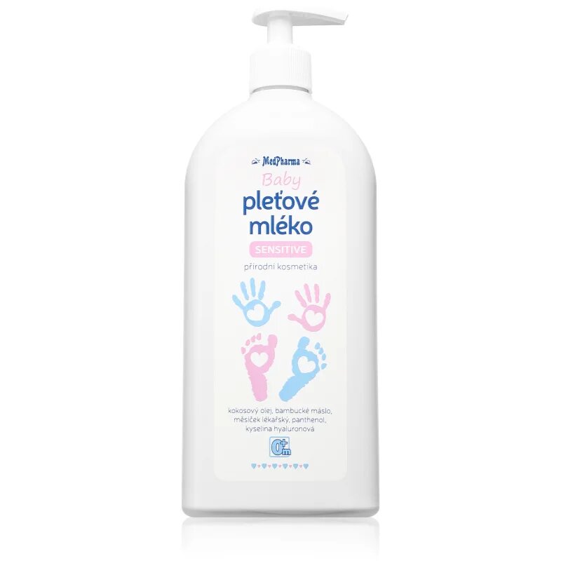 MedPharma Pleťové mléko Sensitive baby хидратиращ лосион за тяло за деца от раждането им 500 мл.
