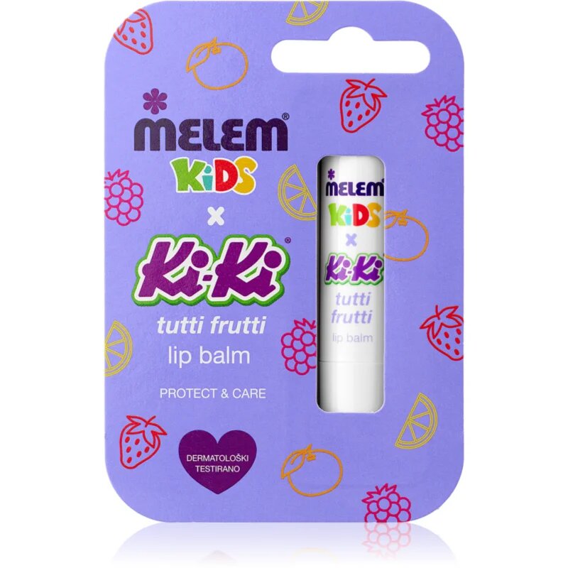 Melem KiKi Tutti Frutti балсам за устни за деца 4.5 гр.