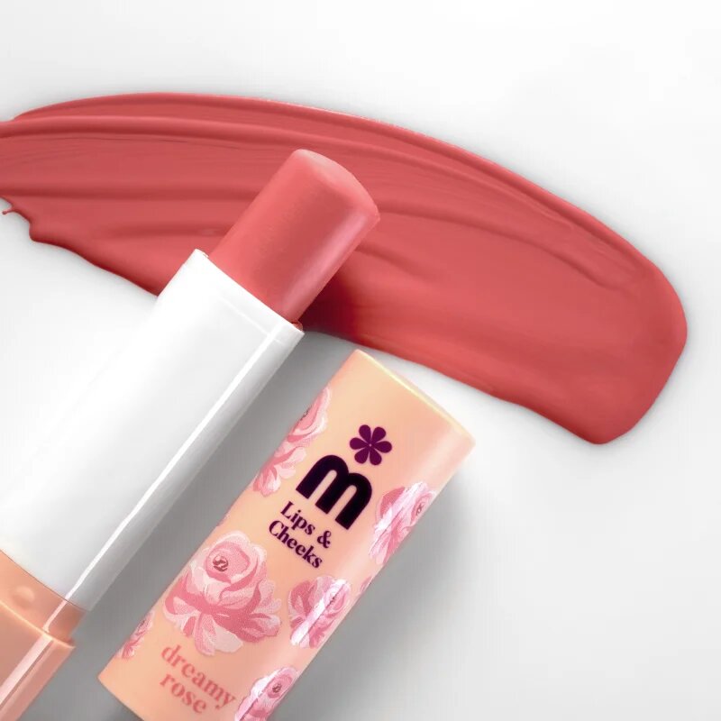 Melem Lips&Cheeks Dreamy Rose тониращ балсам за устни и скули 4.5 гр.