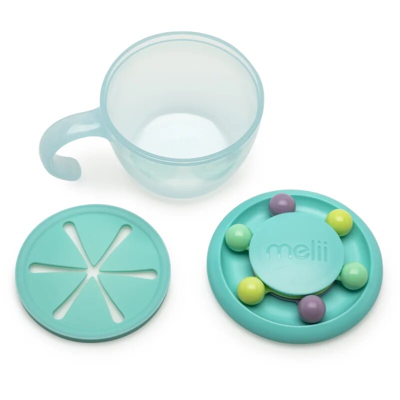 Melii Abacus Snack Container купичка за закуска Blue 200 мл.