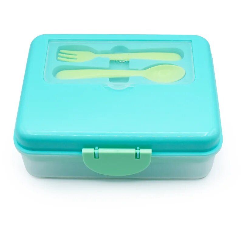 Melii Bento Box кутия за закуска Blue Mint Lime 1446 мл.
