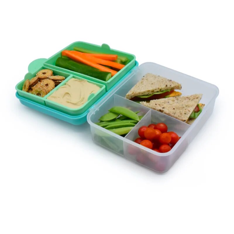 Melii Bento Box кутия за закуска Blue Mint Lime 1446 мл.