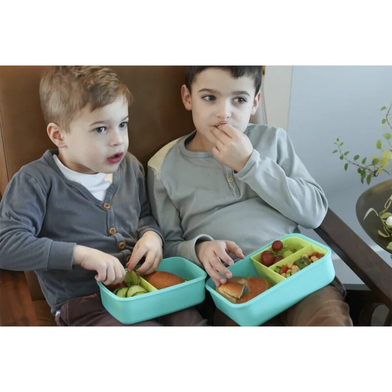 Melii Bento Box кутия за закуска Pink Purple Gray 880 мл.
