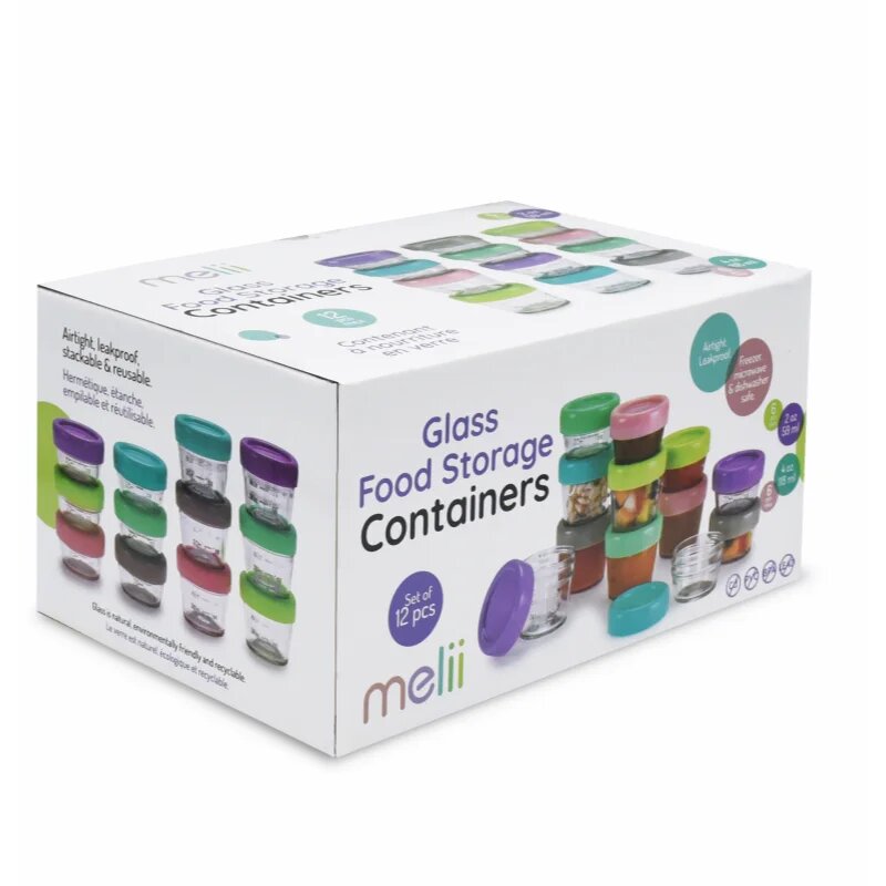 Melii Glass Food Container стъклена кутия за съхранение на храни