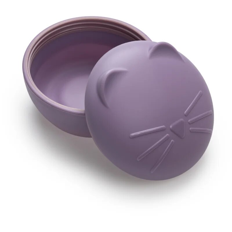 Melii Silicone Bowl with Lid кутия за закуска Cat 350 мл.