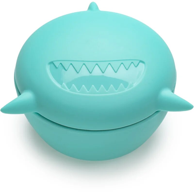 Melii Silicone Bowl with Lid кутия за закуска Shark 350 мл.