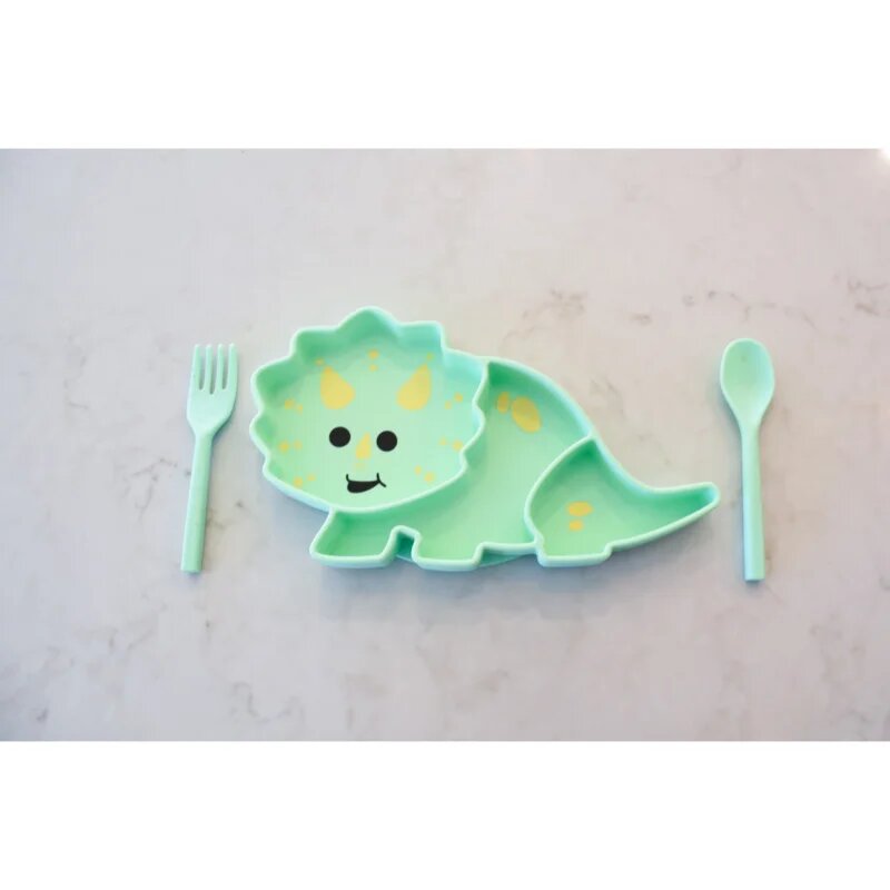 Melii Silicone Suction Plate чиния с вендуза Dino 1 бр.