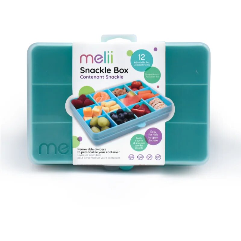 Melii Snackle Box кутийка за закуска Blue 1368 мл.
