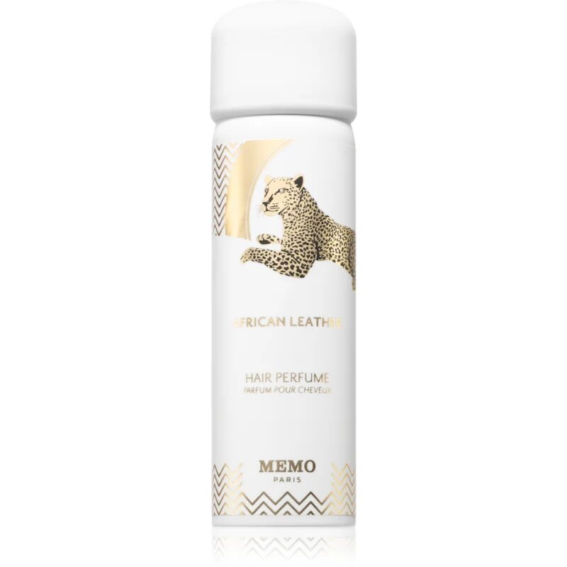 Memo Paris African Leather парфюмна мъгла за коса унисекс 80 мл.