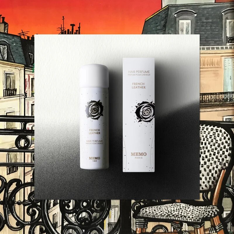 Memo Paris French Leather парфюмна мъгла за коса унисекс 80 мл.