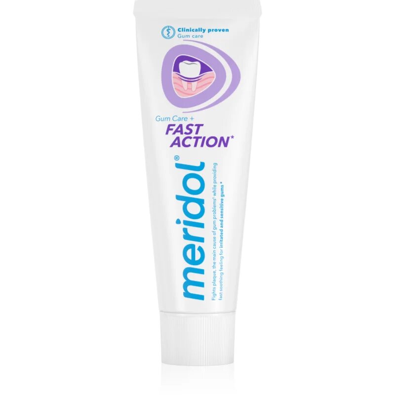 Meridol Fast Action Паста за зъби за защита на венците за чувствителни зъби 75 мл.