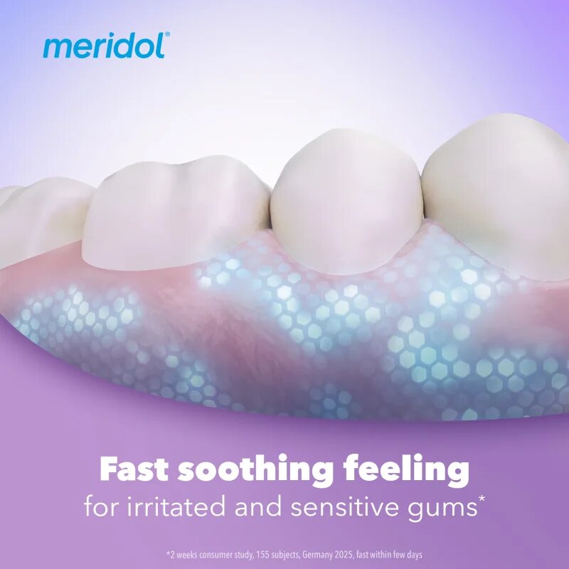 Meridol Fast Action Паста за зъби за защита на венците за чувствителни зъби 75 мл.