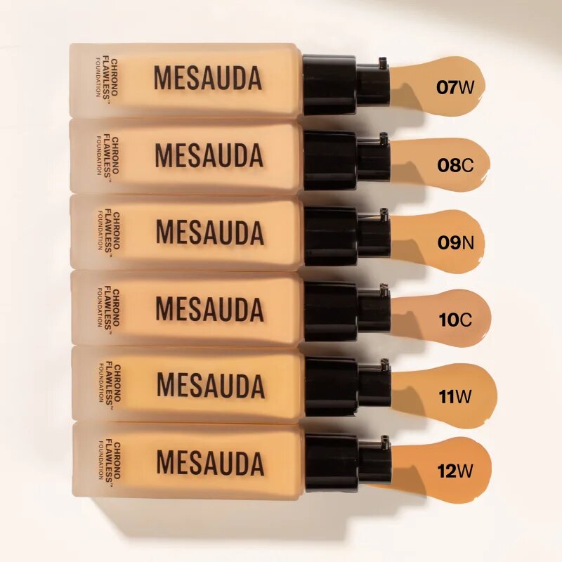 Mesauda Chrono Flawless™ Foundation дълготраен течен фон дьо тен цвят 08C 30 мл.