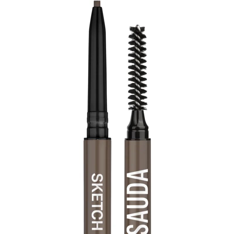 Mesauda Sketch Brows автоматичен молив за вежди с четка цвят 102 Brunette 0.09 гр.