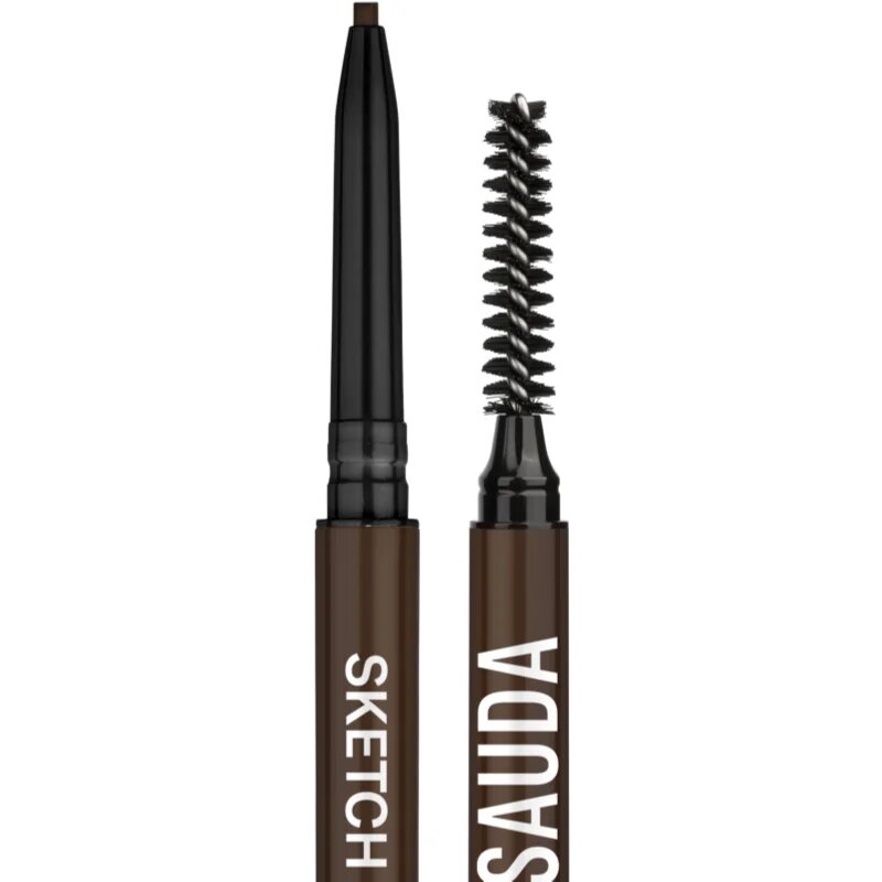 Mesauda Sketch Brows автоматичен молив за вежди с четка цвят 104 Dark 0.09 гр.