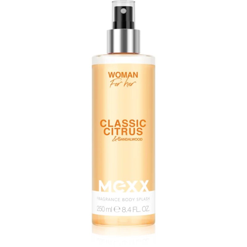 Mexx Woman Classic Citrus & Sandalwood New освежаващ спрей за тяло за жени 250 мл.