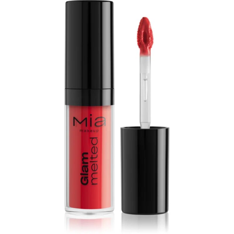 Mia Cosmetics Glam Melted течно червило с матиращ завършек цвят 13 Passione 5 гр.